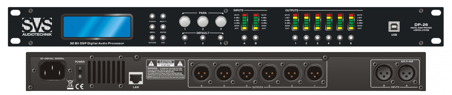 SVS Audiotechnik DP-26 Цифровой процессор: 2 входа 6 выходов в Лабинске
