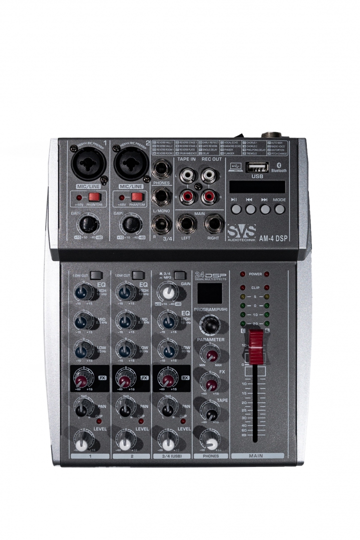 SVS Audiotechnik mixers AM-4 DSP Аналоговый микшерный пульт, 4-канала в Лабинске