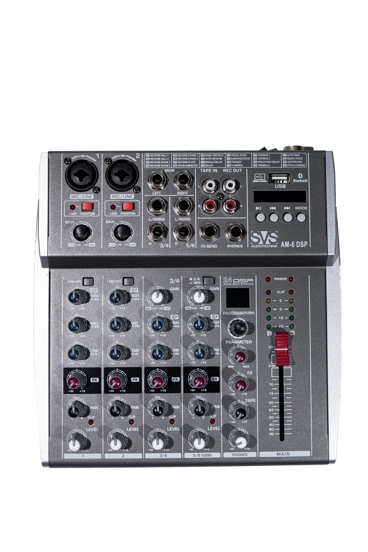 SVS Audiotechnik mixers AM-6 DSP Микшерный пульт аналоговый, 6-канальный SVS Audiotechnik mixers в Лабинске