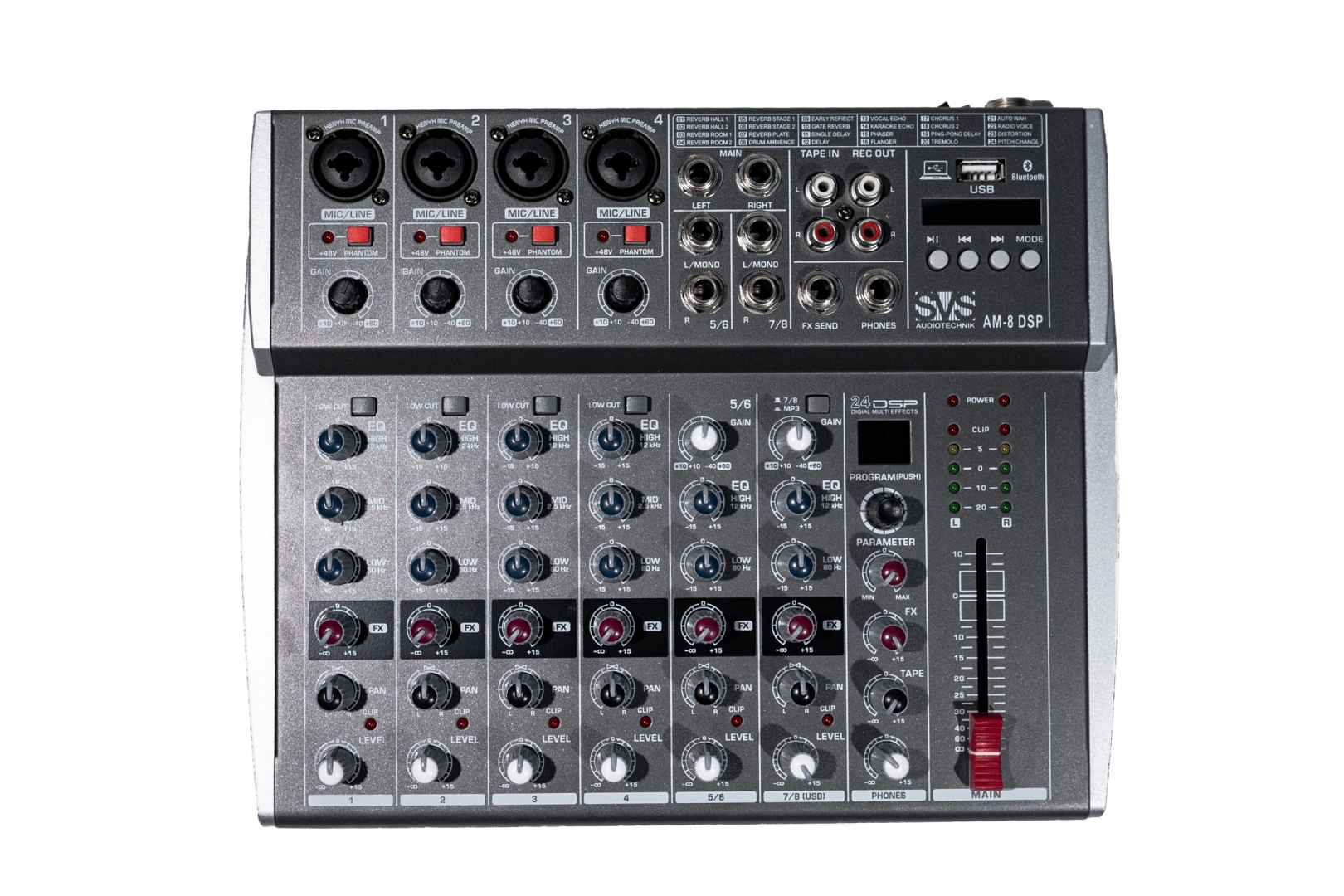 SVS Audiotechnik mixers AM-8 DSP Микшерный пульт аналоговый, 8-канальный в Лабинске